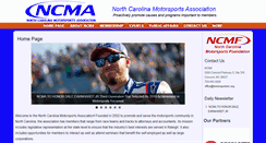 Desktop Screenshot of northcarolinamotorsportsassociation.org